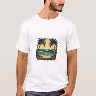 tropische inkt t-shirt