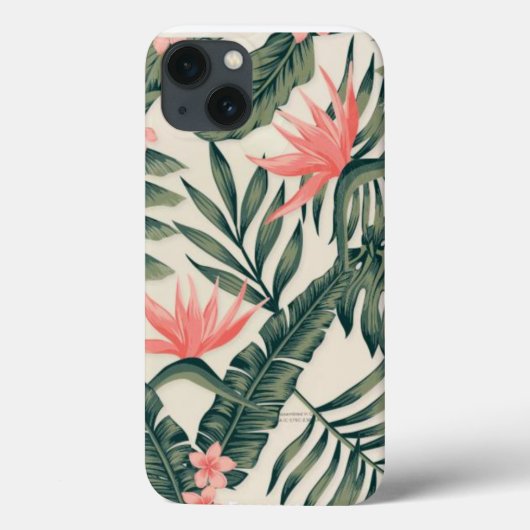 Tropische iPhone Case 7/8 (Achterkant)