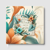 Tropische iriscentie gastenboek (Voorkant)