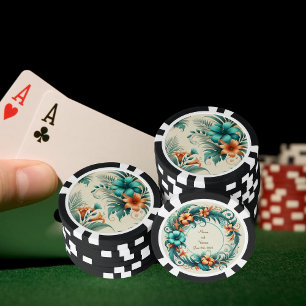 Tropische Iriserende Pokerchip