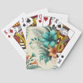Tropische iriserende speelkaarten (Achterkant)