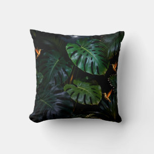 Tropische Jungle Bladeren Decorative Worp Kussen