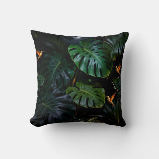 Tropische Jungle Bladeren Decorative Worp Kussen
