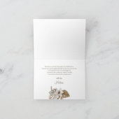 Tropische Jungle Bruids Shower Bedankkaart (Binnen)