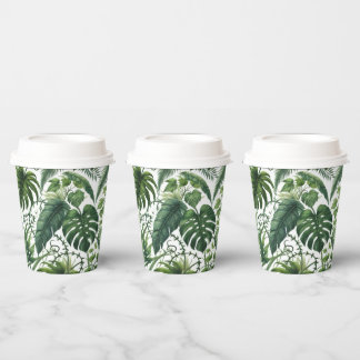 Tropische Jungle Papieren Bekers