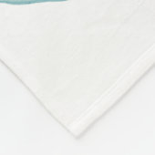 Tropische juwepalm fleece deken (Hoek)