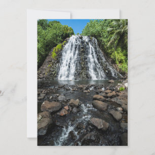 Tropische Kepirohi Waterval Bedankkaart