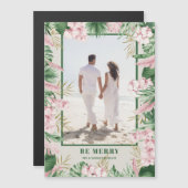 Tropische Kerst Magnetische Fotokaarten (Voorkant / Achterkant)