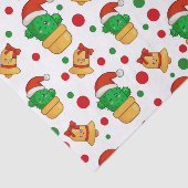 Tropische kerst met Cactus Tissuepapier (Detail)