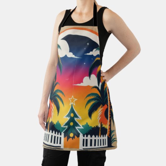 Tropische kerst schort (Insitu)