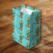 Tropische kerstananananassen medium cadeauzakje