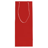 Tropische kerstanananas Rood Wijn Gift Bag Wijn Cadeautas (Achterkant)