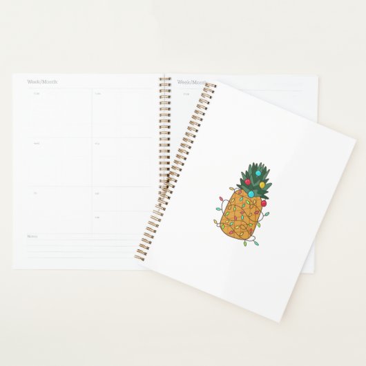 tropische kerstananas planner (Display)