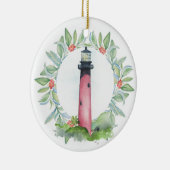 Tropische kerstboomvuurtoren keramisch ornament (Rechts)