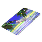 Tropische kerstdolfijn magneet (Linkerzijde)