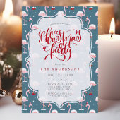 Tropische kerstfeestdag kaart