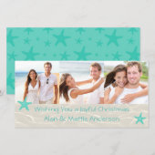 Tropische kerstfoto's Kaart (Voorkant / Achterkant)
