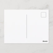 Tropische kerstman briefkaart (Achterkant)