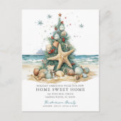 Tropische Kerstmis bewegende aankondiging (Voorkant)