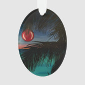'Tropische kerstochtend' op een Ornament (voorkant)