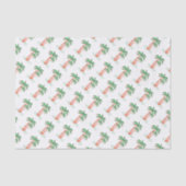 Tropische kerstpalmbomen tissuepapier (Voorkant)