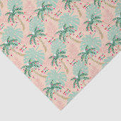 Tropische Kerstpalmboom Vrolijke Kerstmis Decoupag Tissuepapier (Detail)