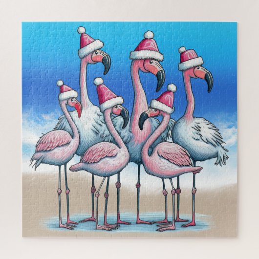 Tropische Kerstpuzzel Legpuzzel (Verticaal)