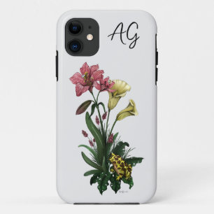 Tropische kikker en Lily Botanical Floral Art iPhone 11 Hoesje