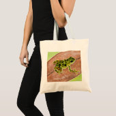 Tropische kikkertas tote bag (Voorkant (product))