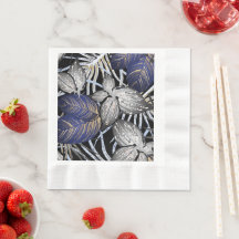 Tropische klasse is een blauwe, zilveren en gouden