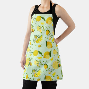 Tropische kleurrijke Citrus ZOMER Sinaasappel citr Schort