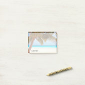 Tropische koelingsband post-it® notes (Op bureau)