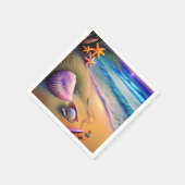 Tropische koortsvlek servet (Hoek)