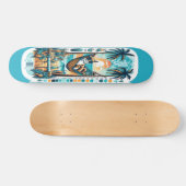 Tropische koude skateboard (Horizontaal)