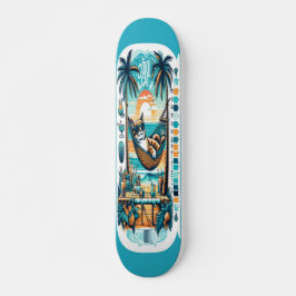 Tropische koude skateboard