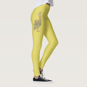 Tropische kraan leggings