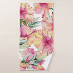 Tropische kunst badhanddoek