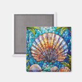 Tropische kunst magneet (Voorkant / Achterkant)