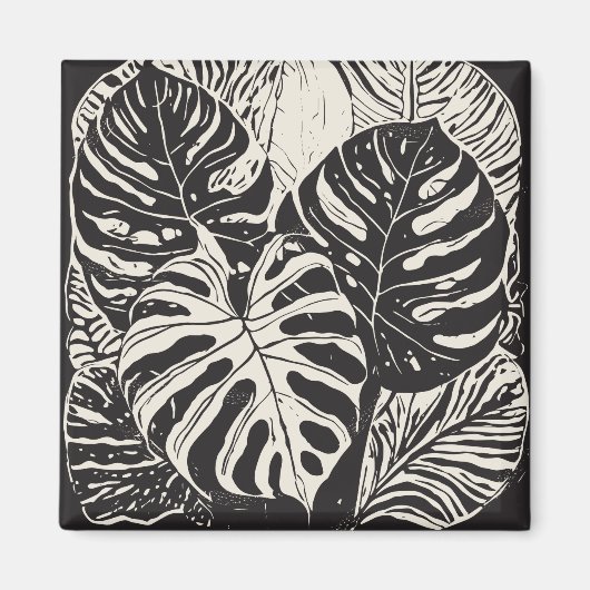 Tropische kunst magneet (Voorkant)