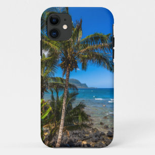Tropische kustlijn iPhone 11 hoesje