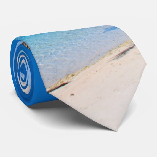 Tropische kustlijn stropdas (Opgerold)