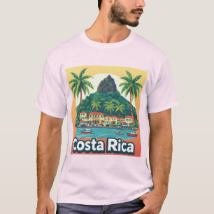 Tropische Kuststad in Costa Rica T-shirt