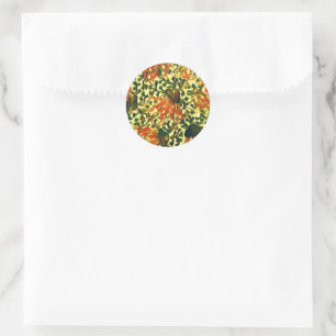 Tropische kwal onderwater Zee Fine Art Ronde Sticker