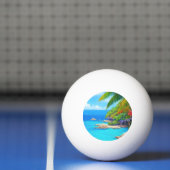Tropische lagune pingpongballen (Net)