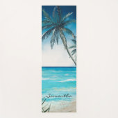 Tropische landschapsbenaming van het strand Island Yogamat (Voorkant)