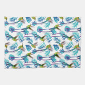 Tropische lange staartjes theedoek (Horizontaal)