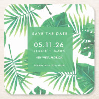 Tropische lef Wedding Save the Date