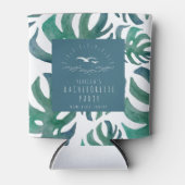 Tropische lefband Bachelorette Blikjeskoeler (Voorkant)