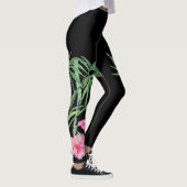 Tropische Leggings Hibiscus en Bamboo (Rechts)