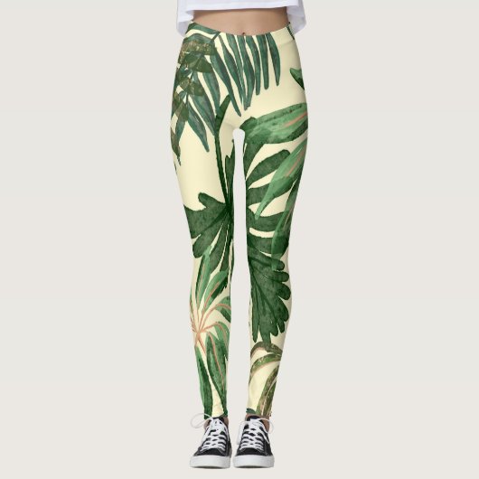 Tropische Leggings koelen (Voorkant)